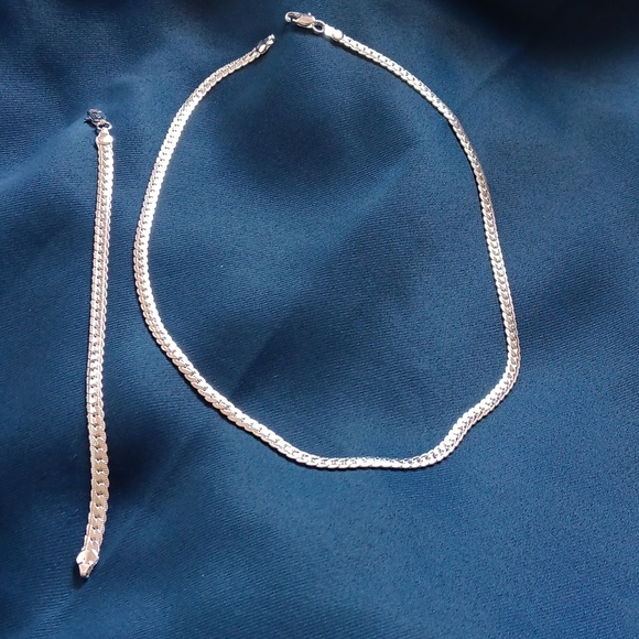 Necklace set 925 sterling silver - Picture 8 of 9